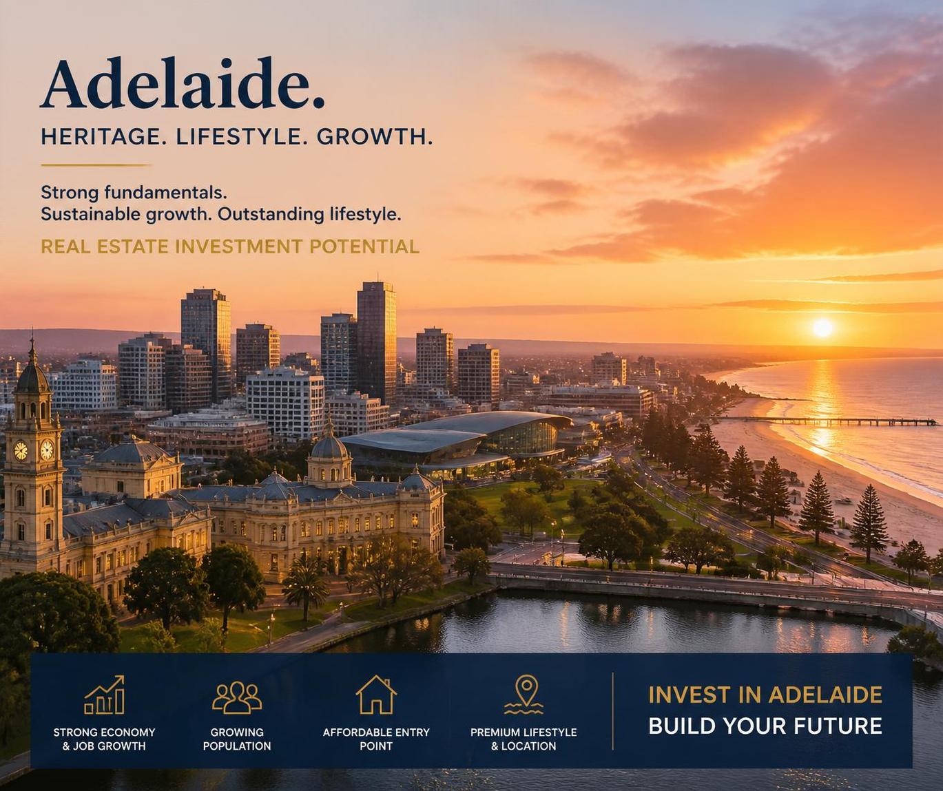 discover why adelaide real estate is becoming a hotspot for investors, featuring strong market growth, affordable prices, and promising returns.